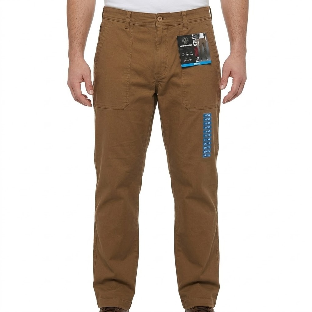 Weatherproof NWT‎ The Trail Utility Pants 38x32 Cedar Cotton Spandex